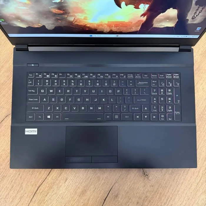 Ігровий ноутбук Sager NH77HK / 17.3" (1920x1080) IPS / Intel Core i7-11800H (8 (16) ядер по 2.3 - 4.6 GHz) / 16 GB DDR4 / 500 GB SSD / nVidia GeForce RTX 3050 Ti, 4 GB GDDR6, 128-bit / WebCam б/в - зображення 6