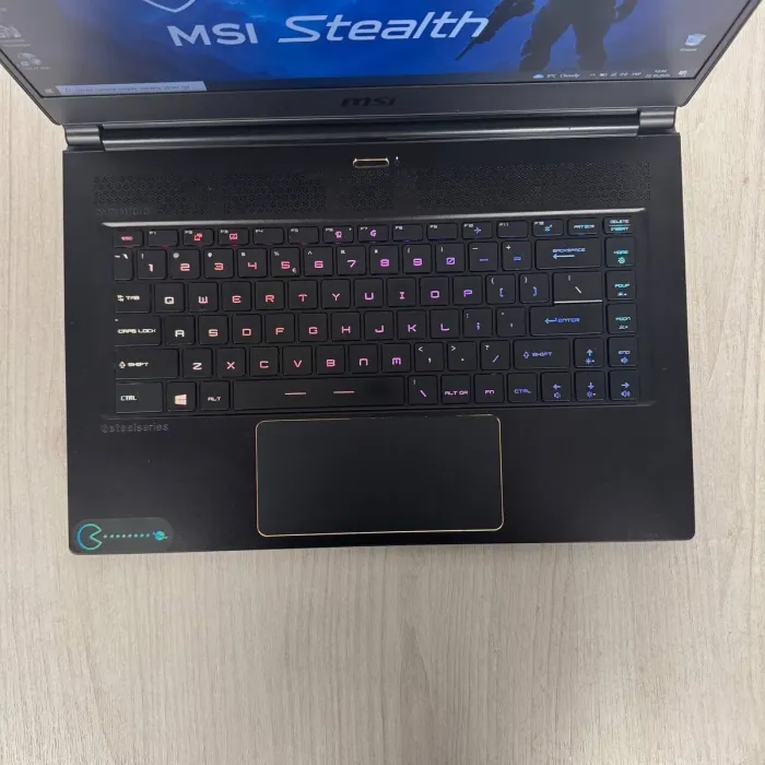 Ігровий ноутбук Б-класу MSI GS65 Stealth 9SD / 15,6" (1920x1080) IPS / Intel Core i7-9750H (6 (12) ядра по 2,6 - 4,5 ГГц) / 16 ГБ DDR4 / 512 ГБ SSD / nVidia GeForce GTX 1660 Ti, 6 ГБ GDDR6, 192-біт / WebCam б/в - зображення 7