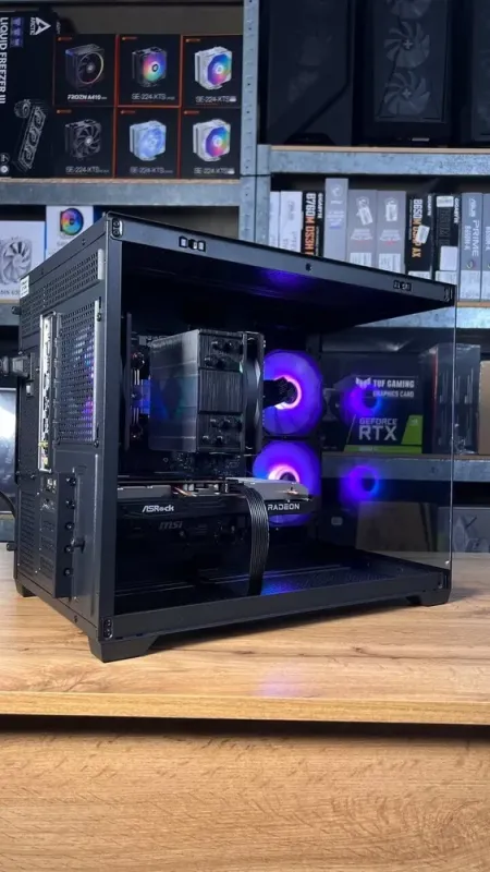 Збірка під замовлення: ігровий ПК Gamdias Aura GC10M ARGB Black Tower / AMD Ryzen 5 5600 (6 (12) ядер по 3.5 - 4.4 GHz) / 16 GB DDR4 / 1000 GB SSD M.2 / AMD Radeon RX 6600, 8 GB GDDR6, 128-bit / 650W б/в - зображення 9