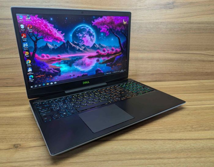 Ігровий ноутбук Dell G5 5505 / 15.6" (1920x1080) IPS / AMD Ryzen 7 4800H (8 (16) ядер по 2.9 - 4.2 GHz) / 16 GB DDR4 / 512 GB SSD / AMD Radeon RX 5600M, 6 GB GDDR6, 192-bit / HDMI / WebCam / Windows 10 б/в - зображення 4