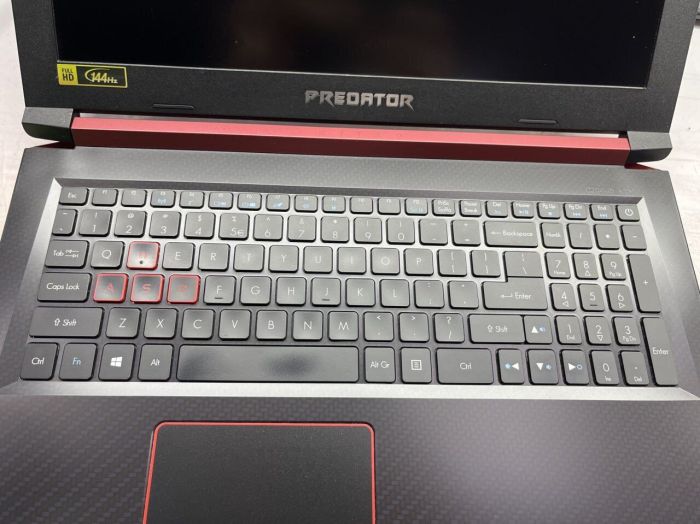 Ігровий ноутбук Aсer Predator Helios 300 ph315-51-71FS / 15,6" (1920x1080) IPS / Intel Core i7-8750H (6 (12) ядер по 2,2 - 4,1 ГГц) / 16 ГБ DDR4 / 480 ГБ SSD / nVidia GeForce GTX 1060, 6 ГБ GDDR5, 192-біт / Веб-камера б/в - зображення 7