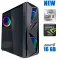 Ігровий ПК 1stPlayer FIREROSE RGB Tower / Intel Core i3-10100F (4 (8) ядра по 3.6 - 4.3 GHz) / 16 GB DDR4 / 240 GB SSD / nVidia GeForce GTX 1650, 4 GB GDDR5, 128-bit / 700W