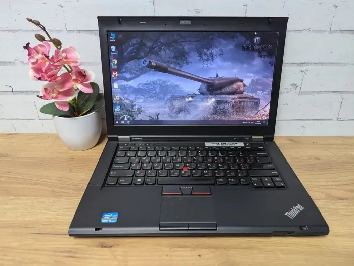 Ноутбук Б-клас Lenovo ThinkPad T430 / 14" (1366x768) TN / Intel Core i5-3320M (2 (4) ядра по 2.6 - 3.3 GHz) / 8 GB DDR3 / 128 GB SSD / Intel HD Graphics 4000 / WebCam / DVD-ROM б/в - зображення 2