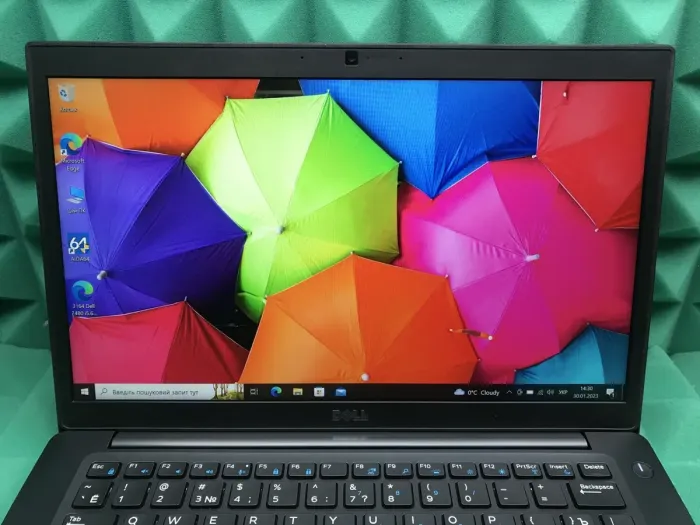 Ультрабук Б-клас Dell Latitude 7480 / 14" (1920x1080) IPS / Intel Core i5-6300U (2 (4) ядра по 2.4 - 3.0 GHz) / 8 GB DDR4 / 256 GB SSD M.2 / Intel HD Graphics 520 / WebCam / HDMI б/в - зображення 3