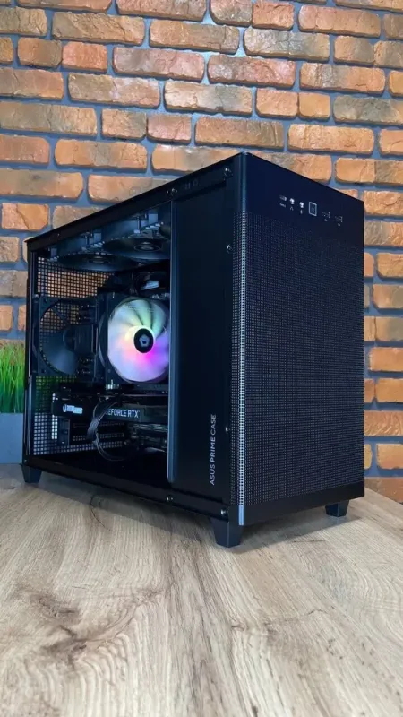 Ігровий ПК Asus Prime AP201 Black Tower / Core i5-12400F (6(12) ядра по 2.5-4.4GHz) / 16GB DDR4 / 1000GB SSD M.2 / GeForce RTX 3070, 8GB GDDR6, 256bit / HDMI / 750W - зображення 5