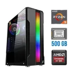 Ігровий ПК AMD Ryzen 5 3600 (6(12) ядер по 3.6-4.2 GHz) NEW / 16GB DDR4 NEW / 500GB SSD NEW / AMD Radeon RX 580, 8 GB GDDR5, 256-bit / 500W NEW б/в