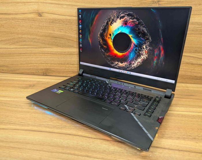 Ігровий ноутбук Asus ROG Strix Scar G533Z / 15.6" (2560x1440) IPS / Intel Core i9-12900H (14 (20) ядер по 3.8 - 5.0 GHz) / 32 GB DDR5 / 1000 GB SSD / nVidia GeForce RTX 3070 Ti, 8 GB GDDR6X, 256-bit / HDMI / Windows 11 б/в - зображення 5