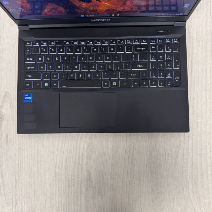Ігровий ноутбук Hasee Z8D6 / 15.6" (1920x1080) IPS / Intel Core i7-12650H (10 (16) ядер по 3,5 - 4,7 ГГц) / 16 ГБ DDR4 / 512 ГБ SSD NVMe / nVidia GeForce RTX 4060, 8 ГБ GDDR6, 128-біт / WebCam б/в - зображення 7