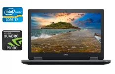 Мобільна робоча станція Б-клас Dell Precision 7530 / 15.6" (1920x1080) IPS / Intel Core i7-8850H (6 (12) ядер по 2.6 - 4.3 GHz) / 16 GB DDR4 / 512 GB SSD / nVidia Quadro P1000, 4 GB GDDR5, 128-bit / WebCam / HDMI б/в