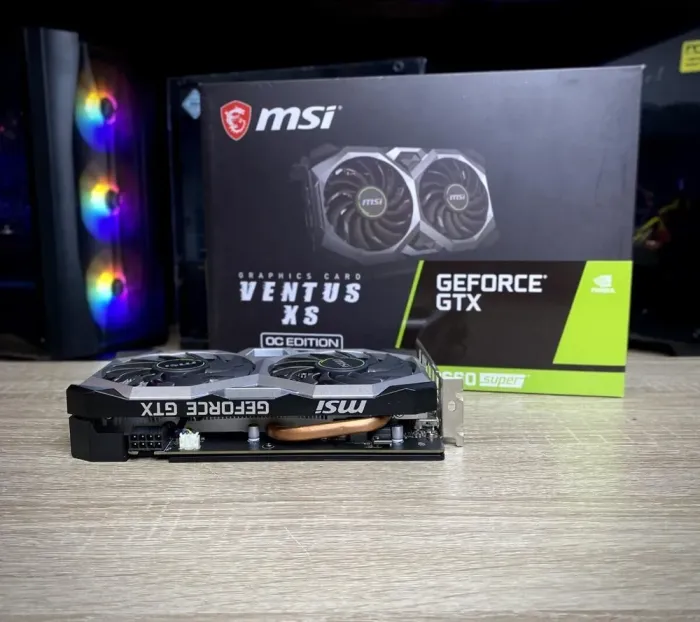 Дискретна відеокарта MSI GeForce GTX 1660 Super Ventus XS OC, 6 GB GDDR6, 192-bit / 1x HDMI, 3x DisplayPort / Коробка / (GTX 1660 SUPER VENTUS XS OC) б/в - зображення 4