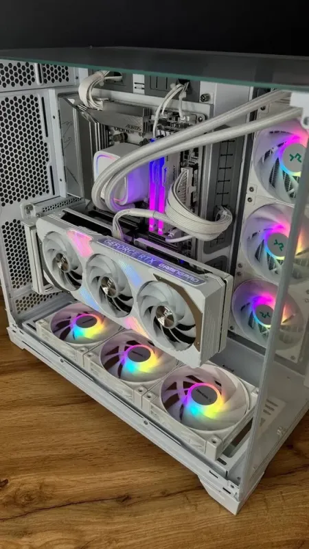 Збірка під замовлення: комп'ютер Lian Li O11 Tower / AMD Ryzen 7 7800X3D (8 (16) ядер по 4.2 - 5.0 GHz) / 32 GB DDR5 / 1000 GB SSD M.2 / nVidia GeForce RTX 4070 Ti Super, 16 GB GDDR6X, 256-bit / 850W - зображення 8