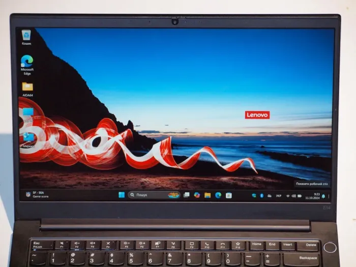 Ноутбук Lenovo ThinkPad E14 Gen 2 / 14'' (1920x1080) IPS / Intel Core i5-1135G7 (4 (8) ядра по 2.4 - 4.2 GHz) / 8 GB DDR4 / 256 GB SSD M.2 / Intel Iris Xe Graphics / WebCam / USB 3.2 / HDMI б/в - зображення 4