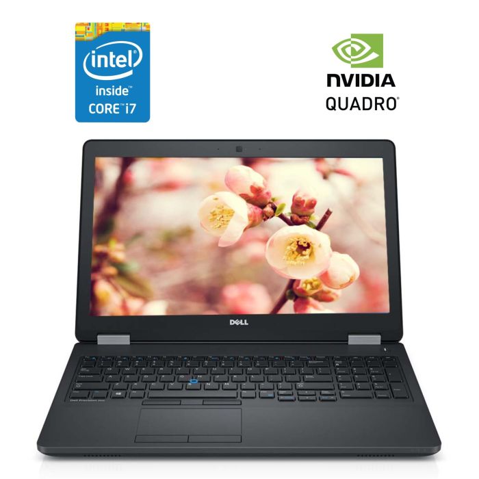 Робоча станція Dell Precision 3530 / 15.6" IPS / Core i7-8850H (6(12) ядер по 2.6-4.3 GHz) / 16GB DDR4 / 256GB SSD / Quadro P600, 4GB GDDR5, 128-bit / WebCam / HDMI б/в - зображення 2