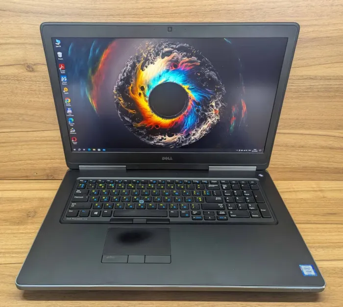 Мобільна робоча станція Dell Precision 7710 / 17.3" (1920x1080) IPS / Intel Xeon E3-1505M v5 (4 (8) ядра по 2.8 - 3.7 GHz) / 32 GB DDR4 / 512 GB SSD / nVidia Quadro M3000M, 4 GB GDDR5, 256-bit / WebCam / Windows 10 б/в - зображення 2