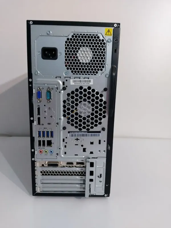 Комплект: Lenovo ThinkCentre M800 Tower / Intel Core i5-6500 (4 ядра по 3.2 - 3.6 GHz) / 16 GB DDR4 / 128 GB SSD + 512 GB SSD / nVidia GeForce GTX 1050 Ti, 4 GB GDDR5, 128-bit / DVD-ROM + Монітор LG 24MB37PM-B / 24" (1920x1080) IPS + Кабелі DVI та жив б/в - зображення 5