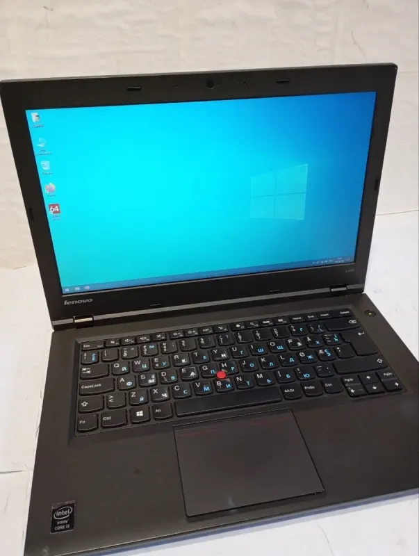 Ноутбук Б-клас Lenovo ThinkPad L440 / 14" (1366x768) TN / Intel Core i3-4000M (2 (4) ядра по 2.4 GHz) / 8 GB DDR3 / 120 GB SSD / Intel HD Graphics 4600 / WebCam б/в - зображення 2
