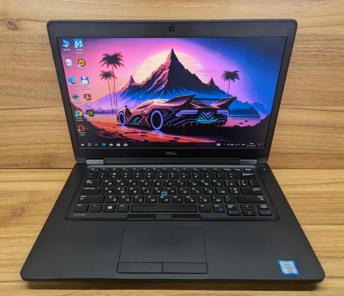 Ультрабук Б-клас Dell Latitude 5480 / 14" (1920x1080) IPS / Intel Core i5-7440HQ (4 ядра по 2.8 - 3.8 GHz) / 16 GB DDR4 / 512 GB SSD / nVidia GeForce 930MX, 2 GB DDR3, 64-bit / WebCam / Windows 10 б/в - зображення 2