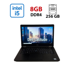 Ноутбук Dell Latitude 5480 / 14" (1920x1080) IPS / Intel Core i5-7200U (2 (4) ядра по 2.5 - 3.1 GHz) / 8 GB DDR4 / 256 GB SSD M.2 / Intel HD Graphics 620 / NoWebCam б/в