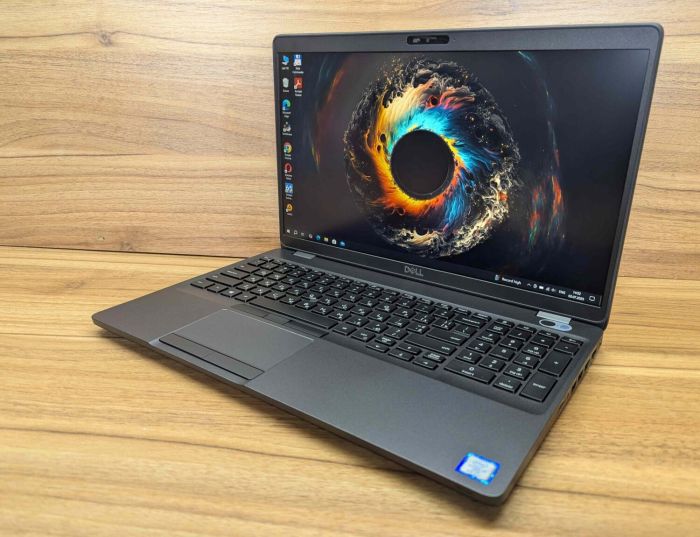 Ультрабук Dell Latitude 5500 / 15.6" (1920x1080) IPS / Intel Core i7-8665U (4 (8) ядра по 1.9 - 4.8 GHz) / 16 GB DDR4 / 512 GB SSD / Intel UHD Graphics / TouchID / WebCam / Windows 10 б/в - зображення 5
