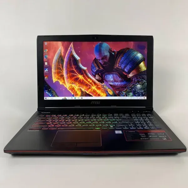 Ігровий ноутбук Б-клас MSI GE62VR 6RF / 15.6" (1920x1080) IPS / Intel Core i7-6700HQ (4 (8) ядра по 2.6 - 3.5 GHz) / 16 GB DDR4 / 512 GB SSD / nVidia GeForce GTX 1060, 3 GB GDDR5, 192-bit / WebCam / HDMI б/в - зображення 2