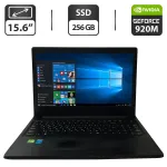 Ноутбук Б-клас Lenovo IdeaPad 100-15IBD / 15.6" (1366x768) TN / Intel Pentium 3825U (2 (4) ядра по 1.9 GHz) / 8 GB DDR4 / 256 GB SSD / nVidia GeForce 920M, 1 GB GDDR3, 64-bit / WebCam / HDMI б/в