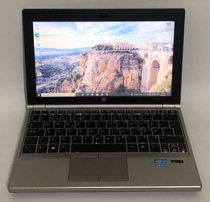Нетбук Б-клас HP EliteBook 2170p / 11.6" (1366x768) TN / Intel Core i7-3687U (2 (4) ядра по 2.1 - 3.3 GHz) / 4 GB DDR3 / 256 GB SSD / Intel HD Graphics 4000 / WebCam / Win 10 Pro б/в - зображення 2