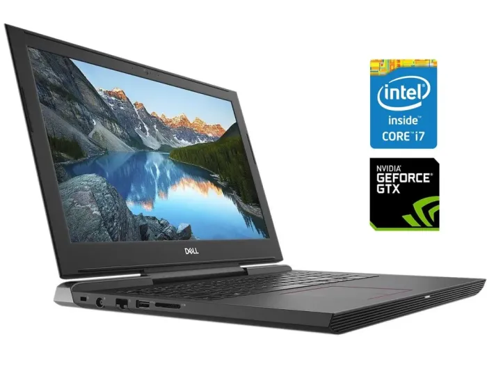 Ігровий ноутбук Dell G5 5587 / 15.6" (1920x1080) IPS / Intel Core i5-8300H (4 (8) ядра по 2.3 - 4.0 GHz) / 16 GB DDR4 / 960 GB SSD / nVidia GeForce GTX 1050, 4 GB GDDR5, 128-bit / WebCam б/в - зображення 1