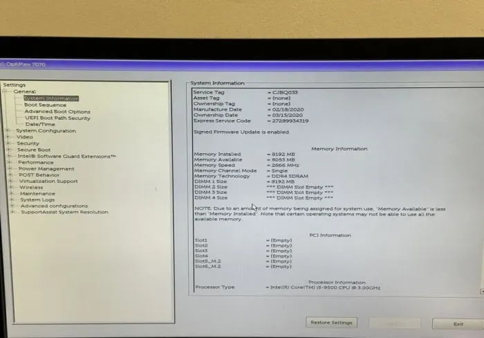 Комп'ютер Б-клас Dell OptiPlex 7070 Tower / Intel Core i5-9500 (6 ядер по 3.0 - 4.4 GHz) / 8 GB DDR4 / 240 GB SSD / Intel UHD Graphics 630 / 260W / DisplayPort б/в - зображення 9