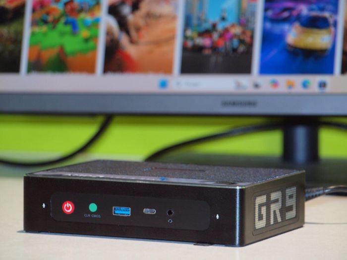 Неттоп Beelink GR9 USFF / AMD Ryzen 9 5900HX (8 (16) ядер по 3.3 - 4.6 GHz) / 16 GB DDR4 / 240 GB SSD / AMD RX Vega 8 / USB 3.1 / Wi-Fi / Bluetooth / Блок живлення в комплекті б/в - зображення 3