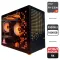 Збірка на замовлення: ігровий ПК Jonsbo Z20 Black/Orange Tower / AMD Ryzen 7 7700 (8 (16) ядер по 3,8 - 5,3 ГГц) / 32 ГБ DDR5 / 1000 ГБ SSD M.2 / AMD Radeon RX 9070 XT, 16 GB GDDR6, 256-bit / 750W