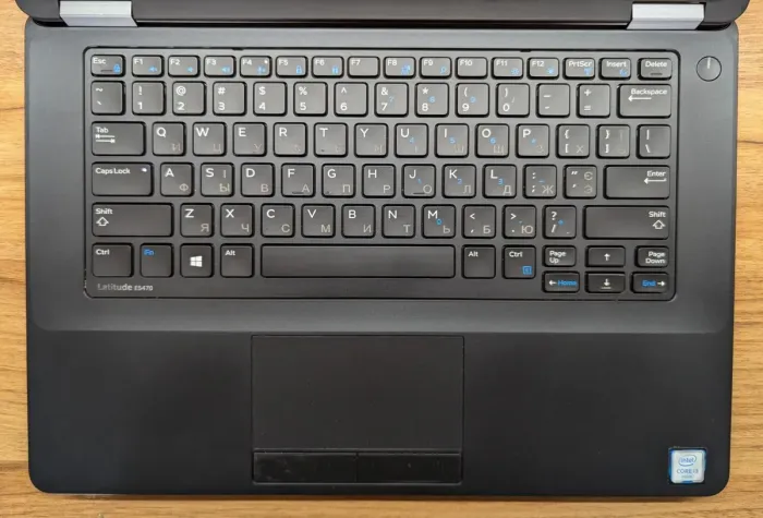 Ноутбук Dell Latitude E5470 / 14" (1366x768) TN / Intel Core i3-6100U (2 (4) ядра по 2.3 GHz) / 8 GB DDR4 / 256 GB SSD / Intel HD Graphics 520 / WebCam / Windows 10 б/в - зображення 3