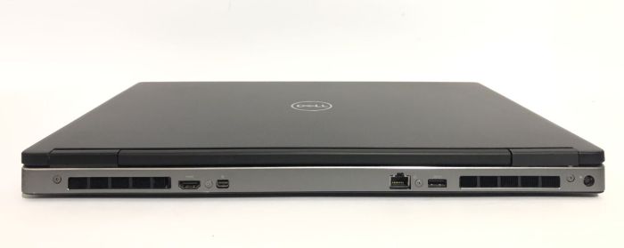 Мобільна робоча станція Б-класу Dell Precision 7730 / 17,3" (1920x1080) IPS / Intel Core i7-8750H (6 (12) ядер по 2,2 - 4,1 ГГц) / 32 ГБ DDR4 / 512 ГБ SSD NVMe / nVidia Quadro P3200, 6 ГБ GDDR5, 192-біт / Win 11 Pro б/в - зображення 3