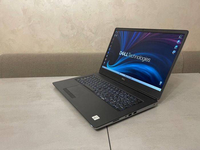 Мобільна робоча станція Dell Precision 7750 / 17,3" (1920x1080) IPS / Intel Core i7-10875H (8 (16) ядер по 2,3 - 5,1 ГГц) / 64 ГБ DDR4 / 1000 ГБ SSD / nVidia Quadro RTX 4000, 8 ГБ GDDR6, 256-біт / WebCam б/в - зображення 6