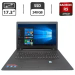 Ноутбук Lenovo IdeaPad 110-17 / 17.3" (1600x900) TN / Intel Core i5-7200U (2 (4) ядра по 2.5 - 3.1 GHz) / 8 GB DDR4 / 240 GB SSD / AMD Radeon R5 M430, 2 GB GDDR3, 64-bit / WebCam / DVD-ROM б/в