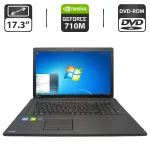 Ноутбук Toshiba Satellite C70-A / 17.3" (1600x900) TN / Intel Core i3-3120M (2 (4) ядра по 2.5 GHz) / 6 GB DDR3 / 500 GB HDD / nVidia GeForce 710M, 1 GB GDDR3, 64-bit / WebCam / DVD-ROM б/в