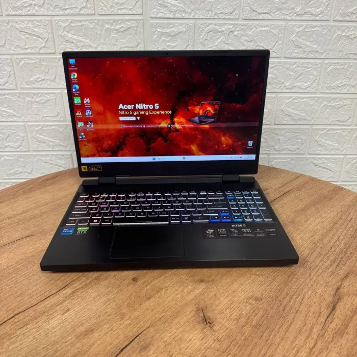 Ігровий ноутбук Б-клас Acer Nitro 5 AN515-58 / 15.6" (1920x1080) IPS / Intel Core i7-12700H (14 (20) ядер по 3.5 - 4.7 GHz) / 16 GB DDR4 / 512 GB SSD / nVidia GeForce RTX 3060, 6 GB GDDR6, 192-bit / WebCam б/в - зображення 2