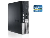 ПК Б-клас Dell OptiPlex 790 USFF / Intel Core i5-2400S (4 ядра по 2.5 - 3.3 GHz) / 8 GB DDR3 / 500 GB HDD / Intel HD Graphics 2000 / DVD-RW б/в