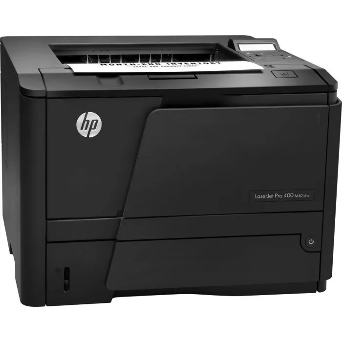 Принтер Б-клас HP LaserJet Pro 400 Printer M401dne / Лазерний монохромний друк / 1200x1200 dpi / A4 / 35 стор./хв / USB 2.0, Ethernet / Дуплекс б/в - зображення 1