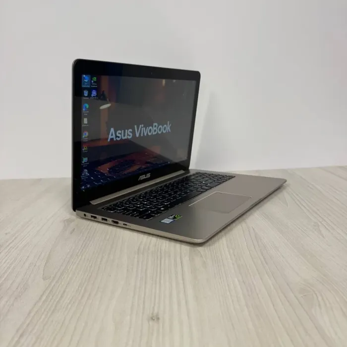 Ігровий ультрабук Б-клас Asus VivoBook Pro 15 N580VD / 15.6" (3840x2160) IPS Touch / Intel Core i7-7700HQ (4 (8) ядра по 2.8 - 3.8 GHz) / 16 GB DDR4 / 256 GB SSD NVMe / nVidia GeForce GTX 1050, 4 GB GDDR5, 128-bit / WebCam б/в - зображення 4
