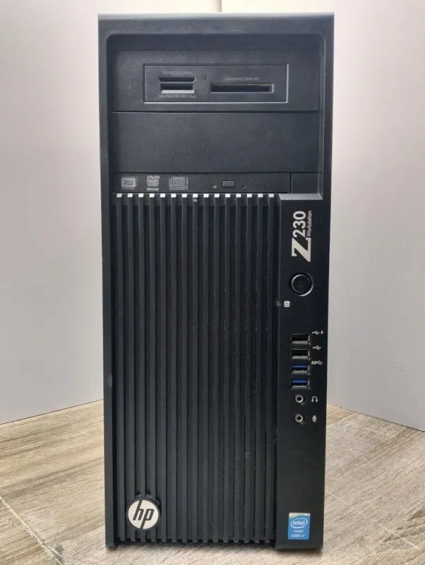 Робоча станція HP Workstation Z230 Tower / Intel Core i5-4690K (4 ядра по 3.5 - 3.9 GHz) / 16 GB DDR3 / 240 GB SSD / AMD Radeon R7 370, 2 GB GDDR5, 256-bit / DVD-ROM б/в - зображення 3