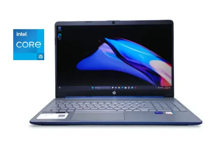 Ультрабук HP 15-dy5885wm Blue / 15.6" (1366x768) TN / Intel Core i5-1235U (10 (12) ядер по 1.3 - 4.4 GHz) / 8 GB DDR4 / 256 GB SSD / Intel Iris Xe Graphics / WebCam б/в - зображення 1