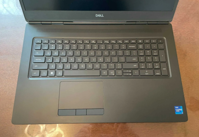 Ігровий ноутбук Dell Precision 7760 / 17.3" (1920x1080) FullHD IPS / Intel Core i7-11850H (8 (16) ядер по 2.5 - 4.8 GHz) / 64 GB DDR4 / 512 GB SSD+512 GB SSD / nVidia RTX A3000, 6 GB GDDR6, 192-bit / WebCam б/в - зображення 4