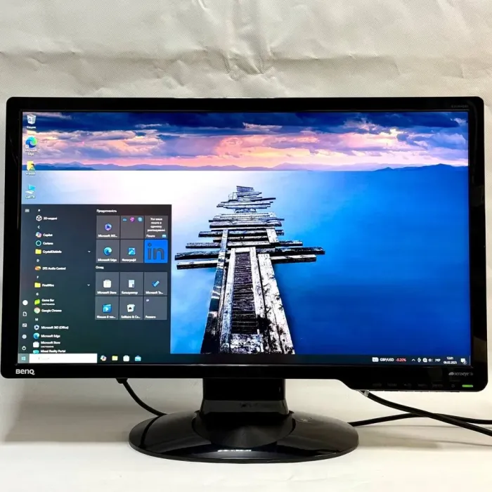 Монітор BenQ G2420HDBL/24" (1920x1080) TN/VGA, DVI/VESA 100x100 + Кабель живлення б/в - зображення 2