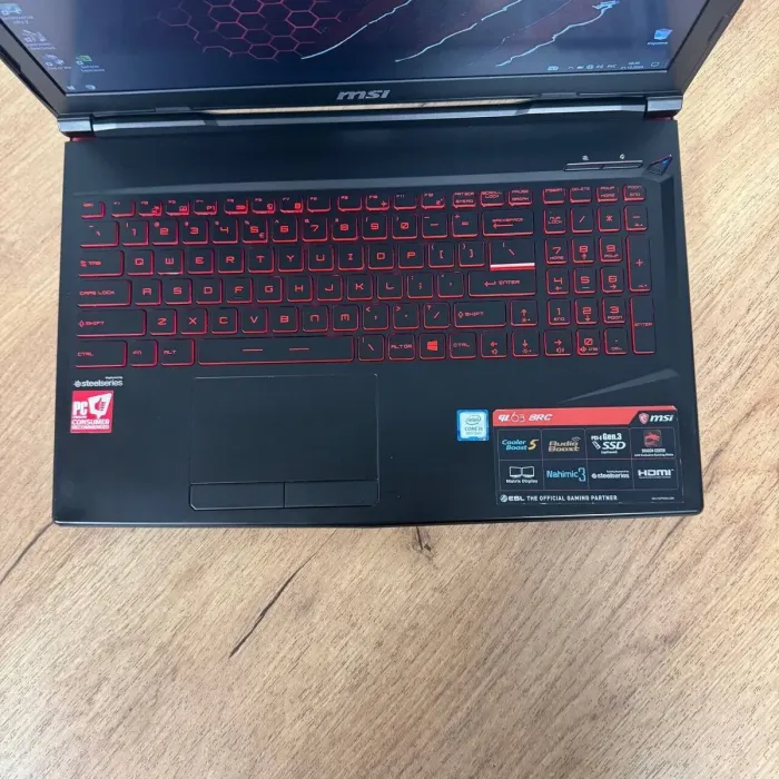 Ігровий ноутбук Б-клас MSI GL63 8RC / 15.6" (1920x1080) IPS / Intel Core i5-8300H (4 (8) ядра по 2.3 - 4.0 GHz) / 8 GB DDR4 / 128 GB SSD M.2 + 1000 GB HDD / nVidia GeForce GTX 1050, 2 GB GDDR5, 128-bit / WebCam б/в - зображення 7