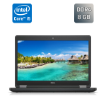 Ноутбук Dell Latitude E5470 / 14" (1920x1080) IPS / Intel Core i5-6300U (2 (4) ядра по 2.4 - 3.0 GHz) / 8 GB DDR4 / 256 GB SSD / Intel HD Graphics 520 / WebCam / Windows 10 б/в
