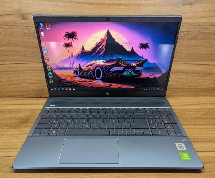 Ультрабук Б-клас HP Pavilion 15-cs3073cl / 15.6" (1920x1080) IPS Touch / Intel Core i7-1065G7 (4 (8) ядра по 1.3 - 3.9 GHz) / 16 GB DDR4 / 480 GB SSD / nVidia GeForce MX250, 4 GB GDDR5, 64-bit / WebCam / Windows 10 б/в - зображення 2