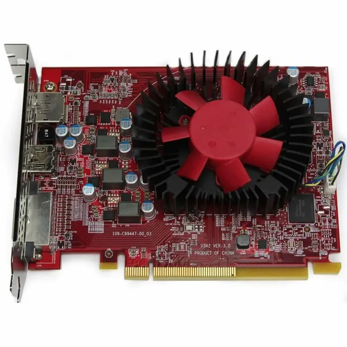 Дискретна відеокарта AMD Radeon RX 460, 2 GB GDDR5, 128-bit / DisplayPort, DVI, HDMI б/в - зображення 2