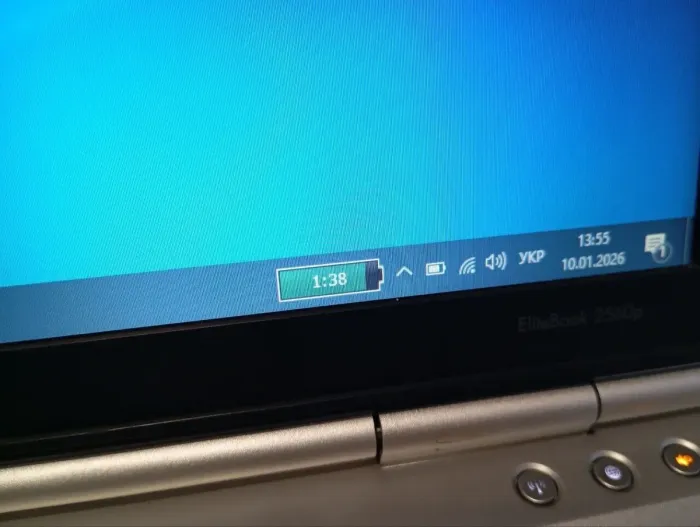 Нетбук HP EliteBook 2560p / 12.5" (1366x768) TN / Intel Core i7-2620M (2 (4) ядра по 2.7 - 3.4 GHz) / 8 GB DDR3 / 240 GB SSD / Intel HD Graphics 3000 / WebCam / DVD-RW б/в - зображення 12