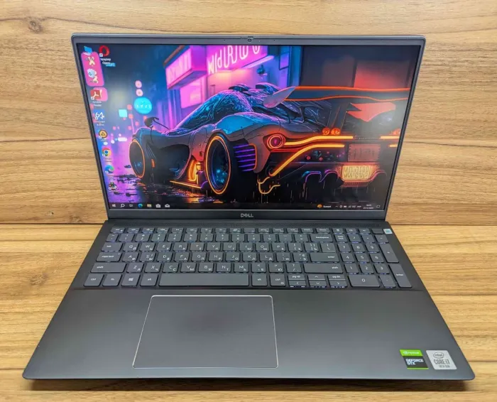 Ігровий ноутбук Dell Vostro 7500 / 15.6" (1920x1080) IPS / Intel Core i7-10750H (6 (12) ядер по 2.6 - 5.0 GHz) / 16 GB DDR4 / 512 GB SSD / nVidia GeForce GTX 1650, 4 GB GDDR6, 128-bit / WebCam / Fingerprint / Windows 10 б/в - зображення 2