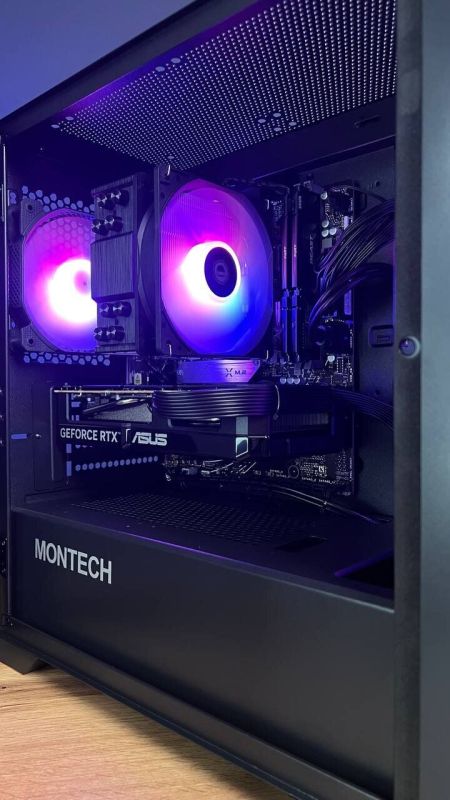 Збірка на замовлення: ігровий ПК Montech Air 100 ARGB Black Tower / AMD Ryzen 5 8400F (6 (12) ядер по 4,2 - 4,7 ГГц) / 32 ГБ DDR5 / 1000 ГБ SSD M.2 / nVidia GeForce RTX 5060, 8 ГБ GDDR6, 128-біт / 650 Вт - зображення 5